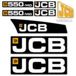 JCB 550-140 Decal Kit