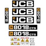 JCB 8018 CTS Decal kit