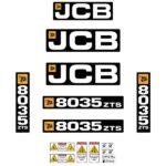 JCB 8035 ZTS Decal kit