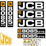 JCB 8085 ZTS Decal kit