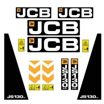 JCB JS 130 LC Decal kit