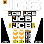 JCB JS 131 LC Decal kit