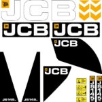 JCB JS 145 W Decal kit