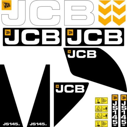 JCB JS 145 W Decal kit
