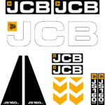 JCB JS 160 LC Decal kit