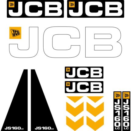 JCB JS 160 LC Decal kit