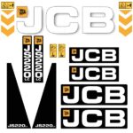 JCB JS 220 LC Decal kit