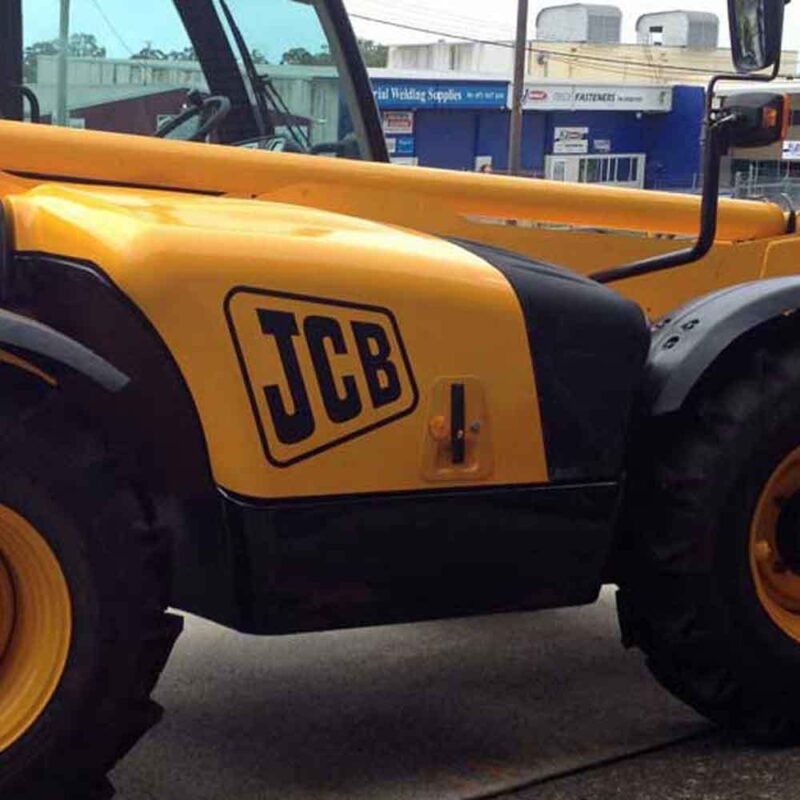 JCB Telehandler Decal Sticker for Side Engine Cover