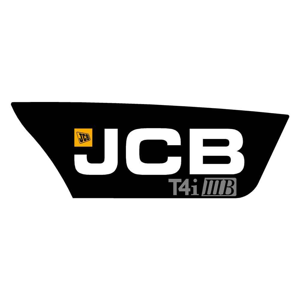 JCB Telehandler Decal Sticker Side Engine Cover T4 JCB Telehandler Decal Sticker Side Engine Cover T4