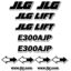 JLG E300AJP Decal Kit