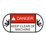Kobelco Excavator Rear Swing Safety Decal Excavator