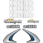 Kobelco SK135 SR-2 Decal Kit