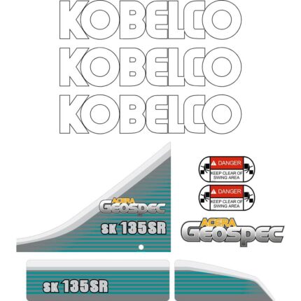 Kobelco SK135 SR-3 Decal Kit
