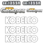 Kobelco SK135 SR Decals