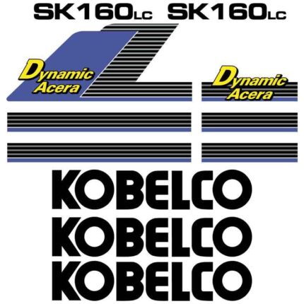 Kobelco SK160LC Dynamic Acera Decal Kit