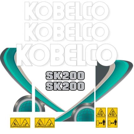 Kobelco SK200-10 Decal Kit