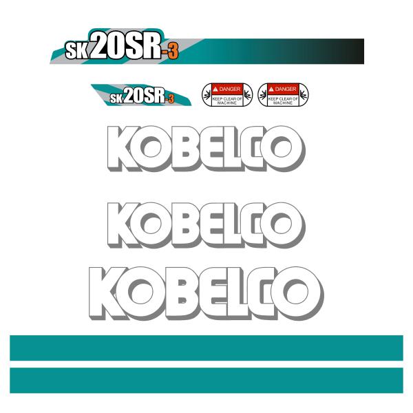 Kobelco SK20SR-3 Decals Kobelco SK20SR-3 Decals