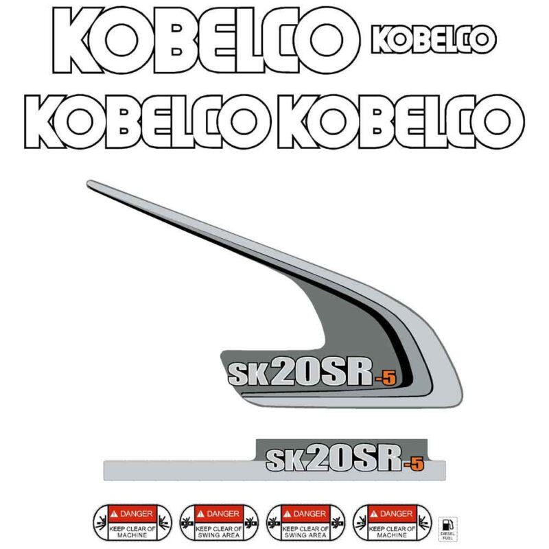 Kobelco SK20SR-5 Decals