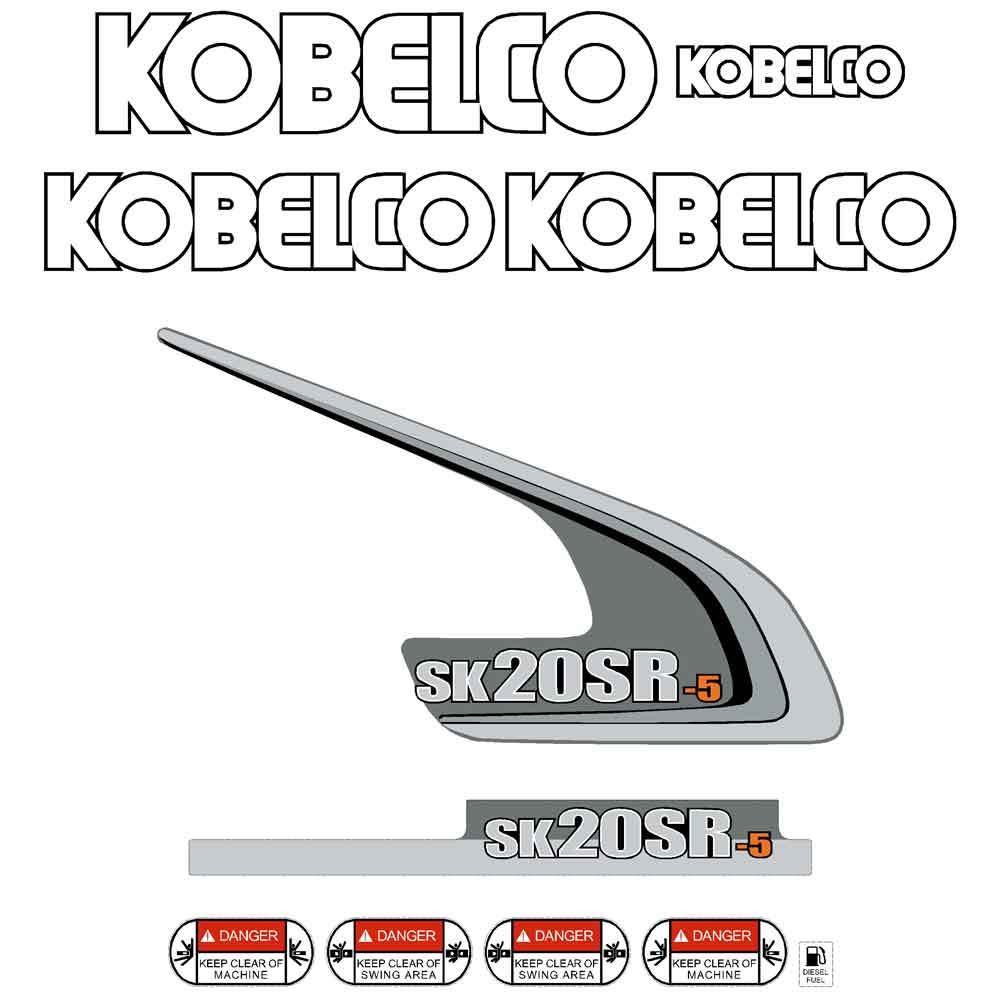 Kobelco SK20SR-5 Decals Kobelco SK20SR-5 Decals