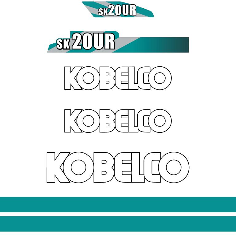 Kobelco SK20UR Decals Kobelco SK20UR Decals
