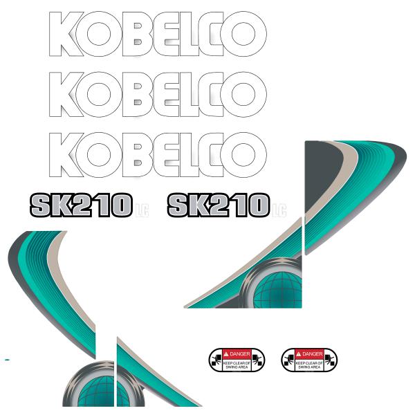 Kobelco SK210-10 LC Decal Kit Kobelco SK210-10 LC Decal Kit