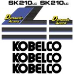 Kobelco SK210-6 LC Dynamic Acera Decal Kit