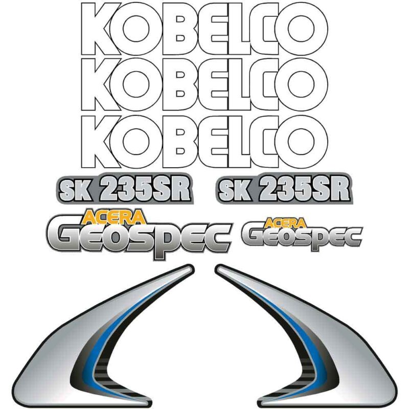 Kobelco SK235SR Decal Kit