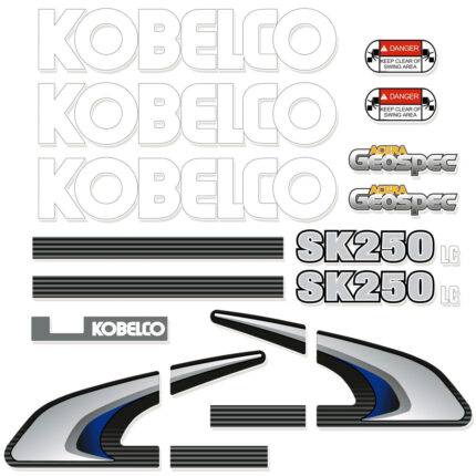 Kobelco SK250LC-8 Decal Kit