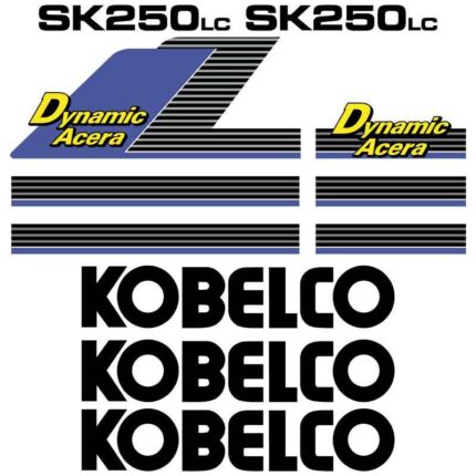 Kobelco SK250LC Dynamic Acera Decal Kit