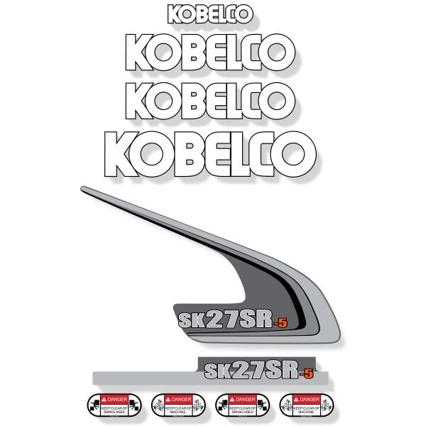 Kobelco SK27SR-5 Decal Kit Kobelco SK27SR-5 Decal Kit