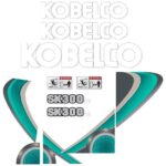 Kobelco SK300-10 LC Decal Kit