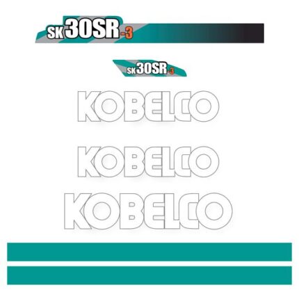 Kobelco SK30SR-3 Decal Kit