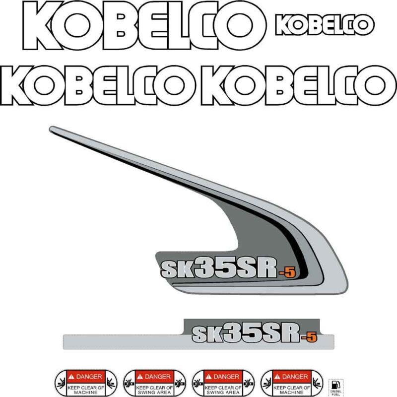 Kobelco SK35SR-5 Decals