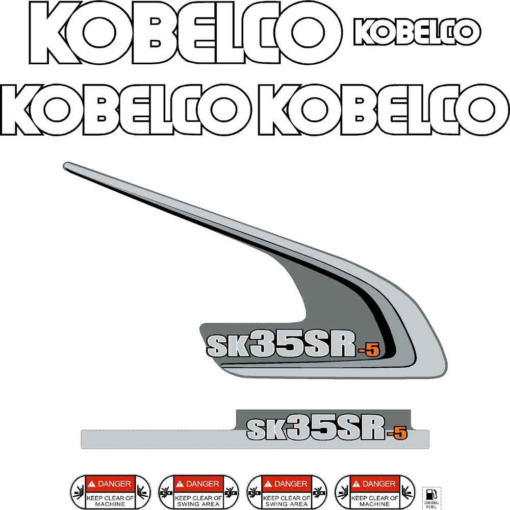 Kobelco SK35SR-5 Decals Kobelco SK35SR-5 Decals