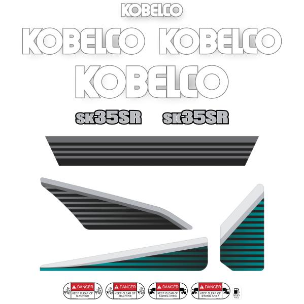 Kobelco SK35SR-6 Decals Kobelco SK35SR-6 Decals