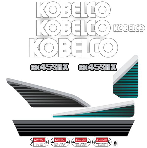 Kobelco SK45SRX-6 Decals Kobelco SK45SRX-6 Decals