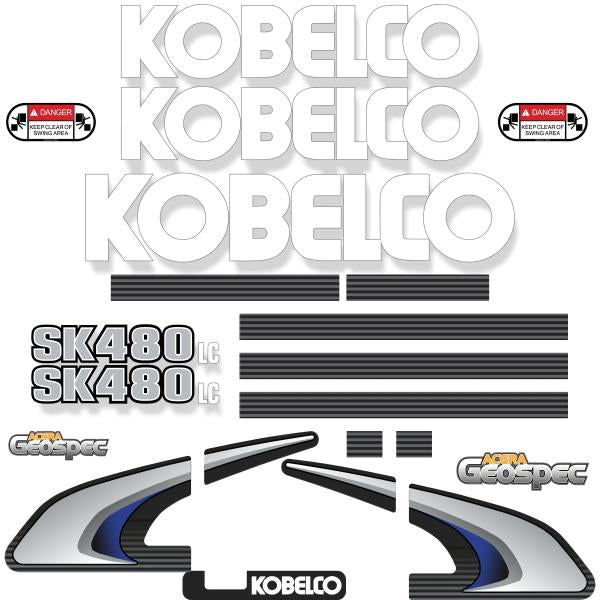 Kobelco SK480-8 LC Decal Kit Kobelco SK480-8 LC Decal Kit