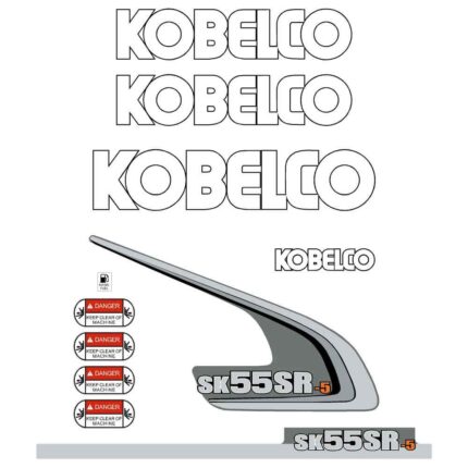 Kobelco SK55SR-5 Decals