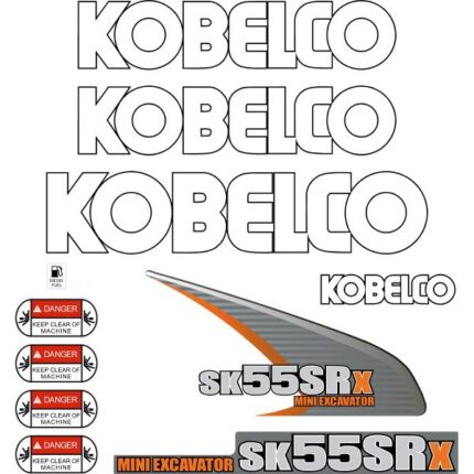 Kobelco SK55SRX-5 Decals