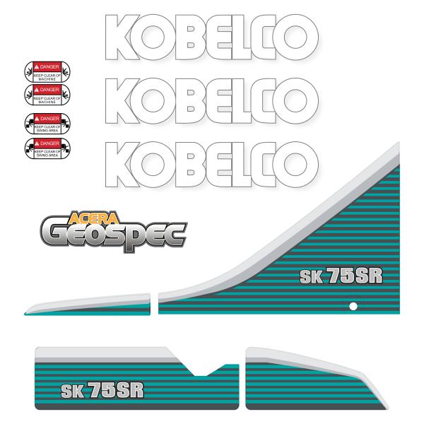 Kobelco SK75SR-3 Decals Kobelco SK75SR-3 Decals