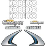 Kobelco SK80 MSR - 2 Decals Kit
