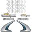 Kobelco SK80 MSR - 2 Decals Kit