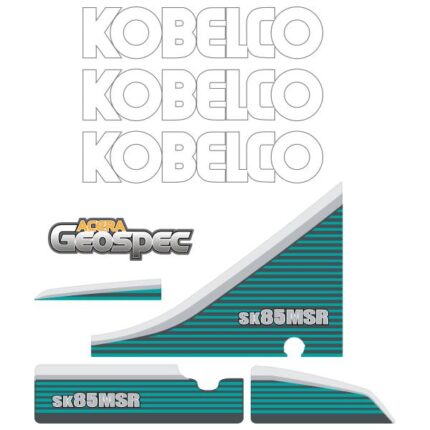 Kobelco SK80 MSR - 3 Decals Kit