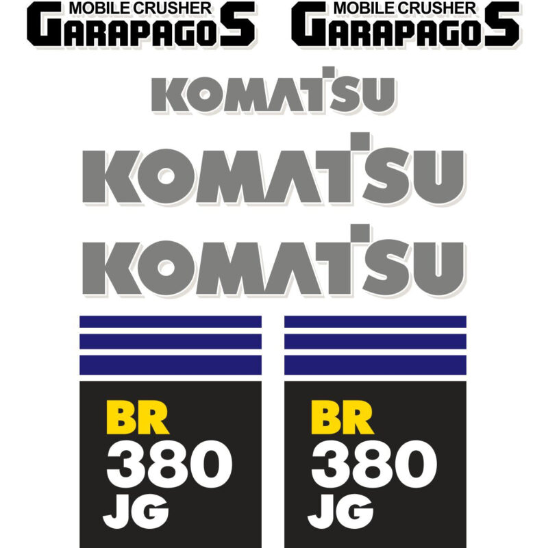 Komatsu BR380 Decal Kit