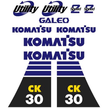 Komatsu CK30 Decal Kit