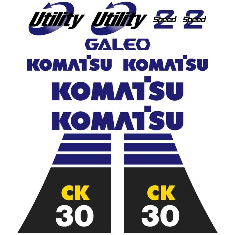 Komatsu CK30 Decal Kit