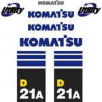 Komatsu D21A-8 Decal Kit
