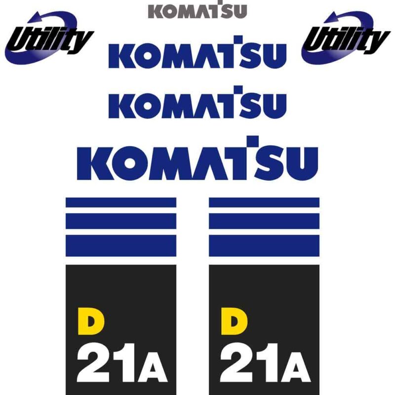 Komatsu D21A-8 Decal Kit
