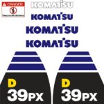 Komatsu D39PX-22 Decal Kit