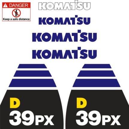 Komatsu D39PX-22 Decal Kit